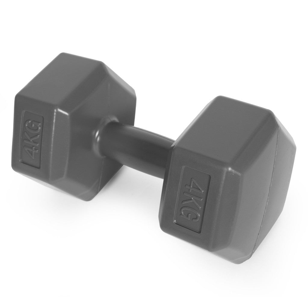 Set barbell hexagonal 2x4 kg gri Imagine secundară a produsului
