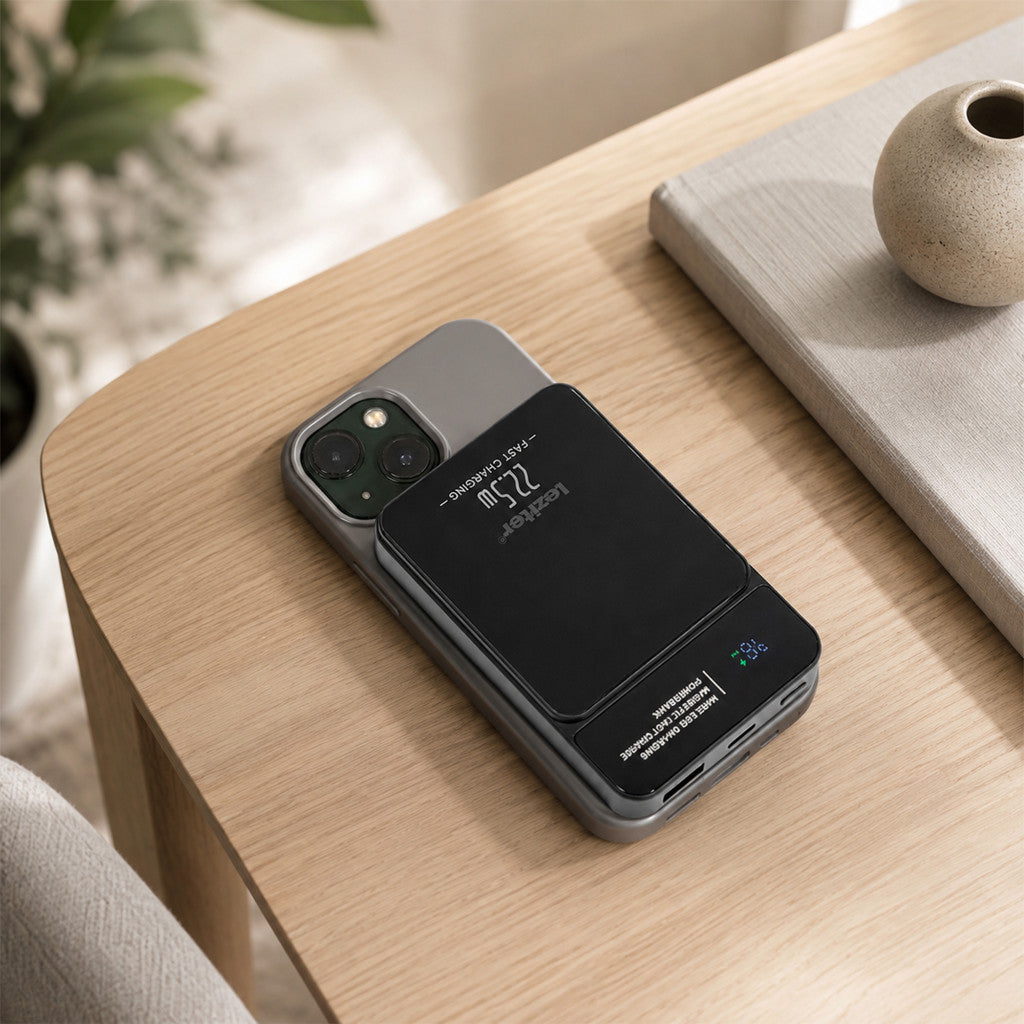 Powerbank Wireless 10000 mAH 2A 22,5W fekete Másodlagos kép