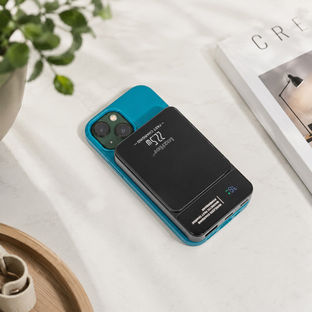 Powerbank Wireless 5000 mAH 2A 22,5W fekete Másodlagos kép