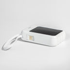 Powerbank napelemmel 4 töltőkábellel 6000mAH