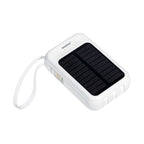 Powerbank napelemmel 4 töltőkábellel 6000mAH