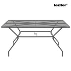 Melfi fém mesh kerti asztal 150x90x75 cm