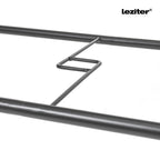 Melfi fém mesh kerti asztal 150x90x75 cm