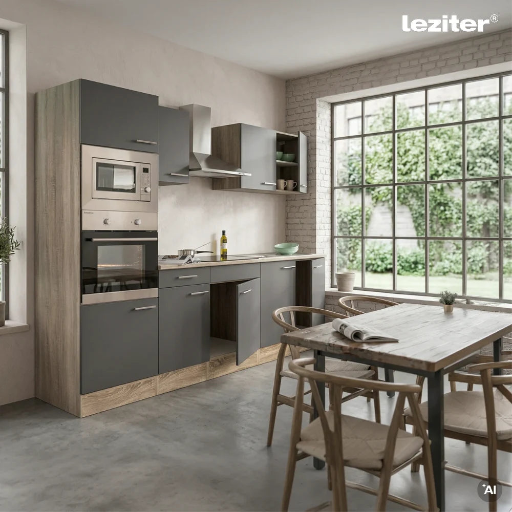 Yorki 280 konyhabútor sütős és mikrohullámű sütős kivitelben Másodlagos kép