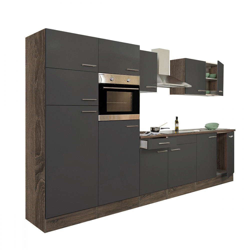 Mobilă de bucătărie Yorki 330 cu frigider cu congelator superior Imagine secundară a produsului