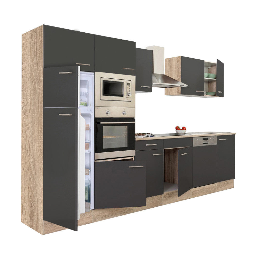 Konyhabútor, felülfagyasztós hűtős kivitel - Homelux, L340STAN Fő kép