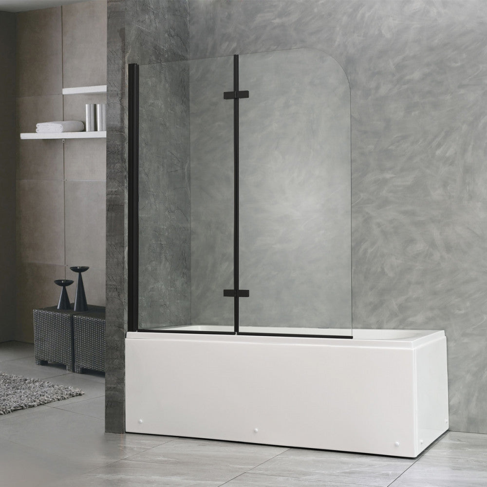 Paravan de cadă Alor 120x140 cm negru Imagine secundară a produsului