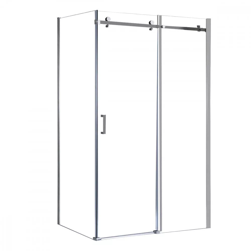 80 × 120 cm-es aszimmetrikus zuhanykabin zuhanytálca nélkül - Homelux, LB80120 Imagine principală a produsului
