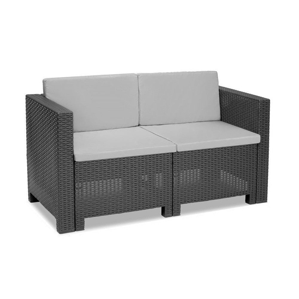 Canapea de grădină City cu 2 locuri Imagine secundară a produsului