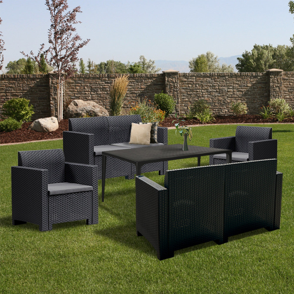 Set de mobilier de grădină Nero III Big cu 6 locuri Imagine secundară a produsului