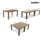 Luno 8+1 kerti bútor garnitúra szett