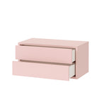 Boxie 2 fiókos fali szekrény 40x80x37 cm pink