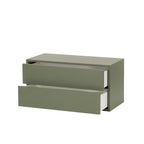 Boxie 2 fiókos fali szekrény 40x80x37 cm zöld