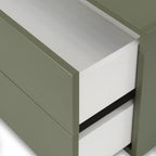 Boxie 2 fiókos fali szekrény 40x80x37 cm zöld