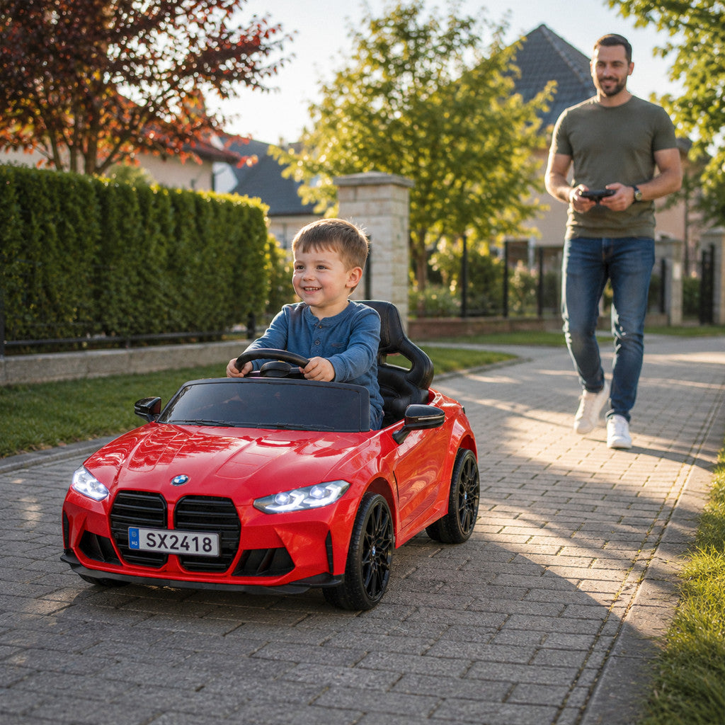 Automobile electrice BMW M4 roșu Imagine secundară a produsului