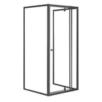 Flexi 80x90 cm falsíkra szerelhető aszimmetrikus zuhanykabin zuhanytálca nélkül