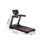 Futópad Led kijelzővel Speedpro Max 150 kg, 6 LE, 25 Km/h, dőlésszög 0-25%
