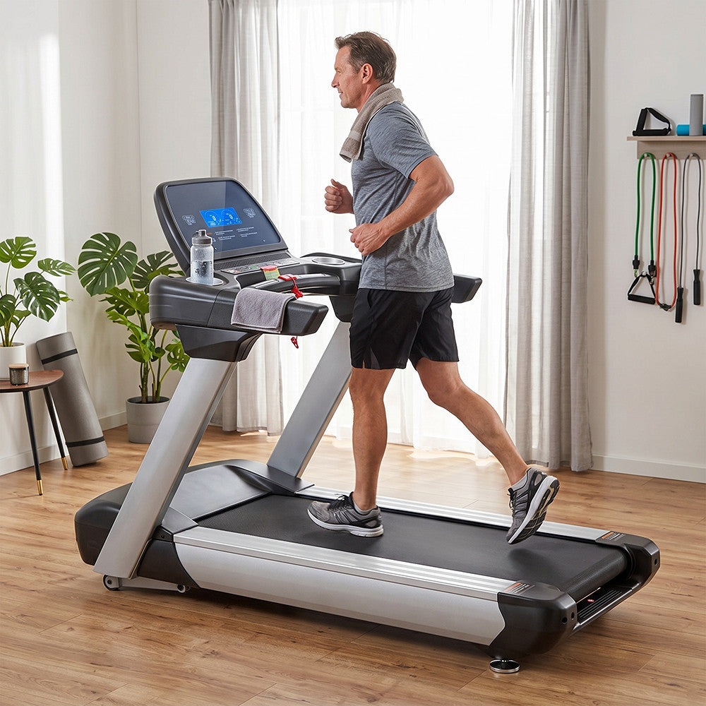 Futópad Led kijelzővel Titanfit Max 200 Kg, 3 LE, 1-25 Km/h, dőlésszög 0-18% Másodlagos kép