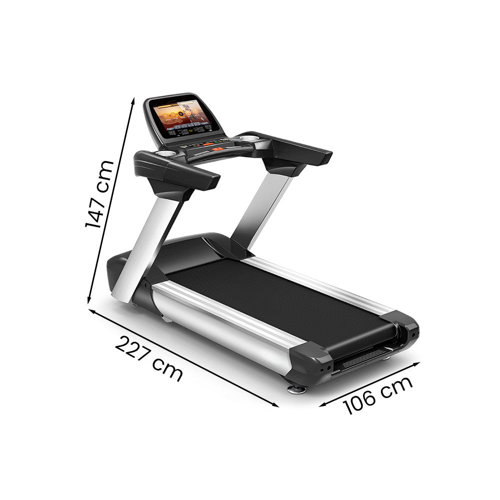 Futópad Led kijelzővel Titanfit Max 200 Kg, 3 LE, 1-25 Km/h, dőlésszög 0-18%