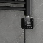Wifi-s fűtőpatron törölközőszárító radiátorhoz digitális hőfokszabályozóval 600W fekete