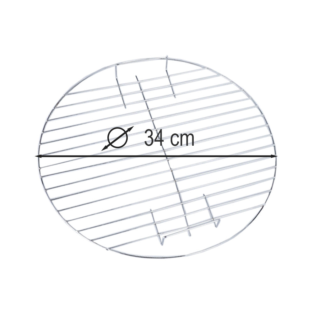 Grătar rotund de 34 cm Imagine secundară a produsului