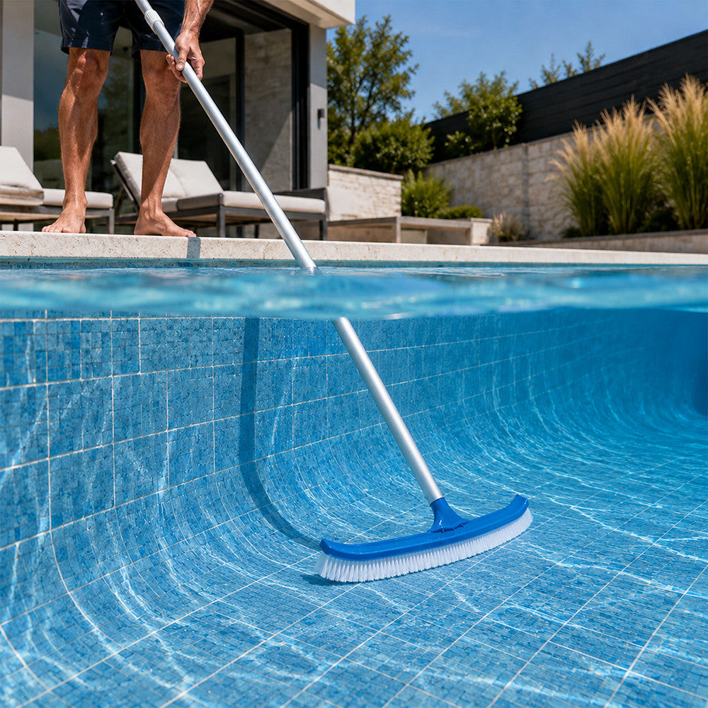 Perie îndoită pentru curățarea piscinei 45 cm Imagine secundară a produsului