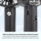 Galar kézi hordozható usb ventilátor tartóval 4 W 1200 mAh