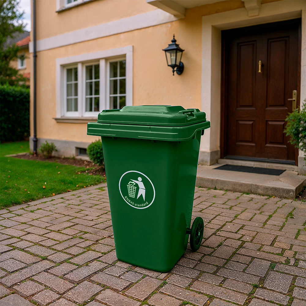 Container deșeuri 240L verde Imagine secundară a produsului