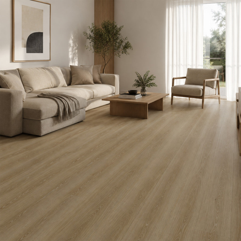 Leziter Homok tölgy laminált padló 7mm AC4 Másodlagos kép