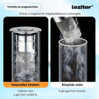 Lefolyódugó szűrővel rozsdamentes acél 60 mm