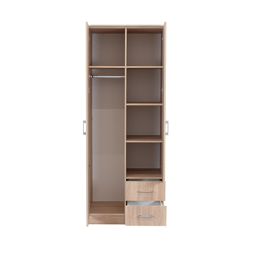 Miami gardróbszekrény 80x205 cm sonoma tölgy-sonoma tölgy