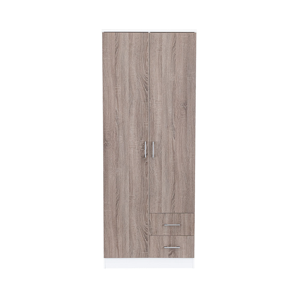 Miami gardróbszekrény 80x205 cm yorki tölgy-fehér