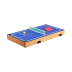 4 az 1-ben játékasztal, csocsó, ping-pong, biliárd és curling bowling játékhoz