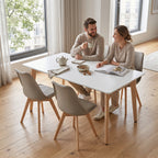 Silla 150 4+1 étkező garnitúra fehér-bézs