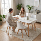 Silla 150 4+1 étkező garnitúra fehér-fehér