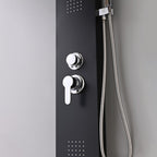 Malaga Black hidromasszázs zuhanypanel