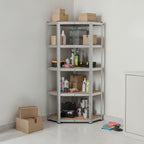 Nagy teherbírású sarokpolc 180x70x40-40 cm 175 kg króm
