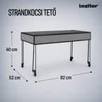 Strandkocsi prémium tető szürke