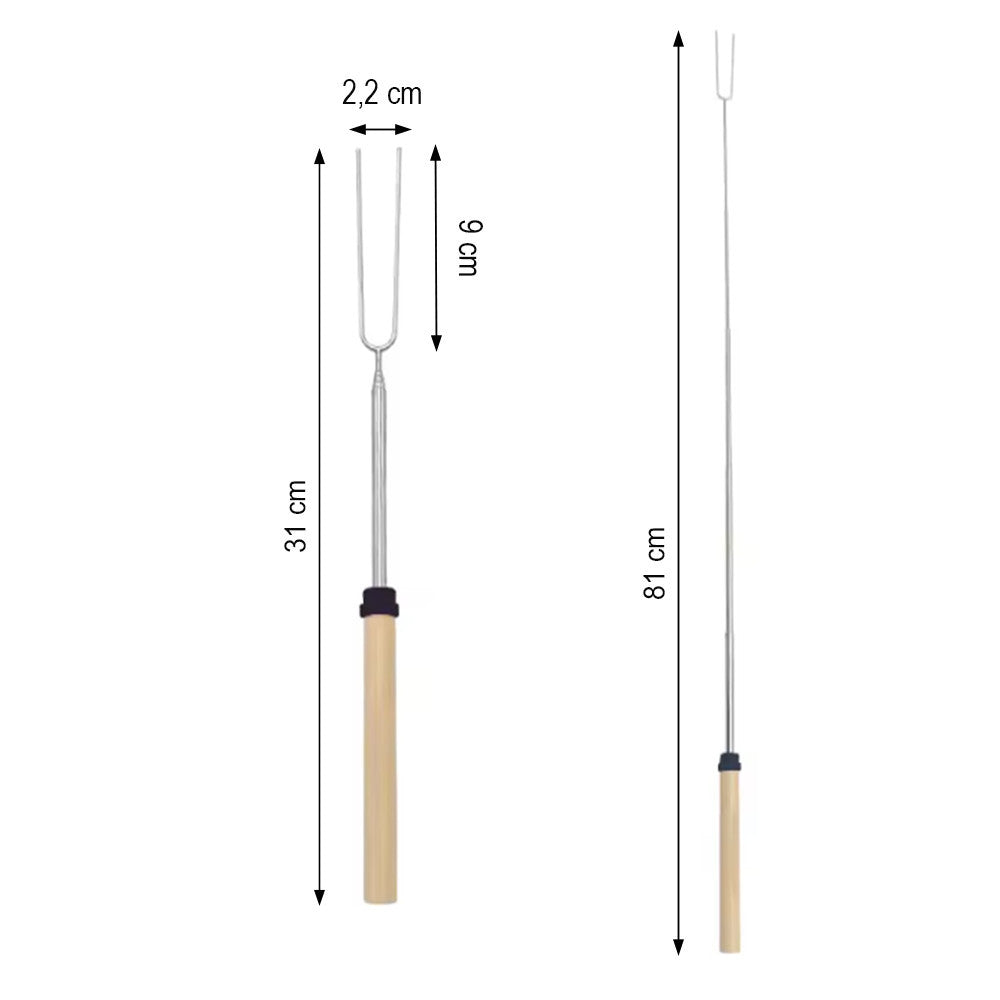 Leziter teleszkópos nyárs 31-81 cm