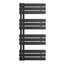 Solaro Design uscător de prosoape radiator 1200x500 mm negru