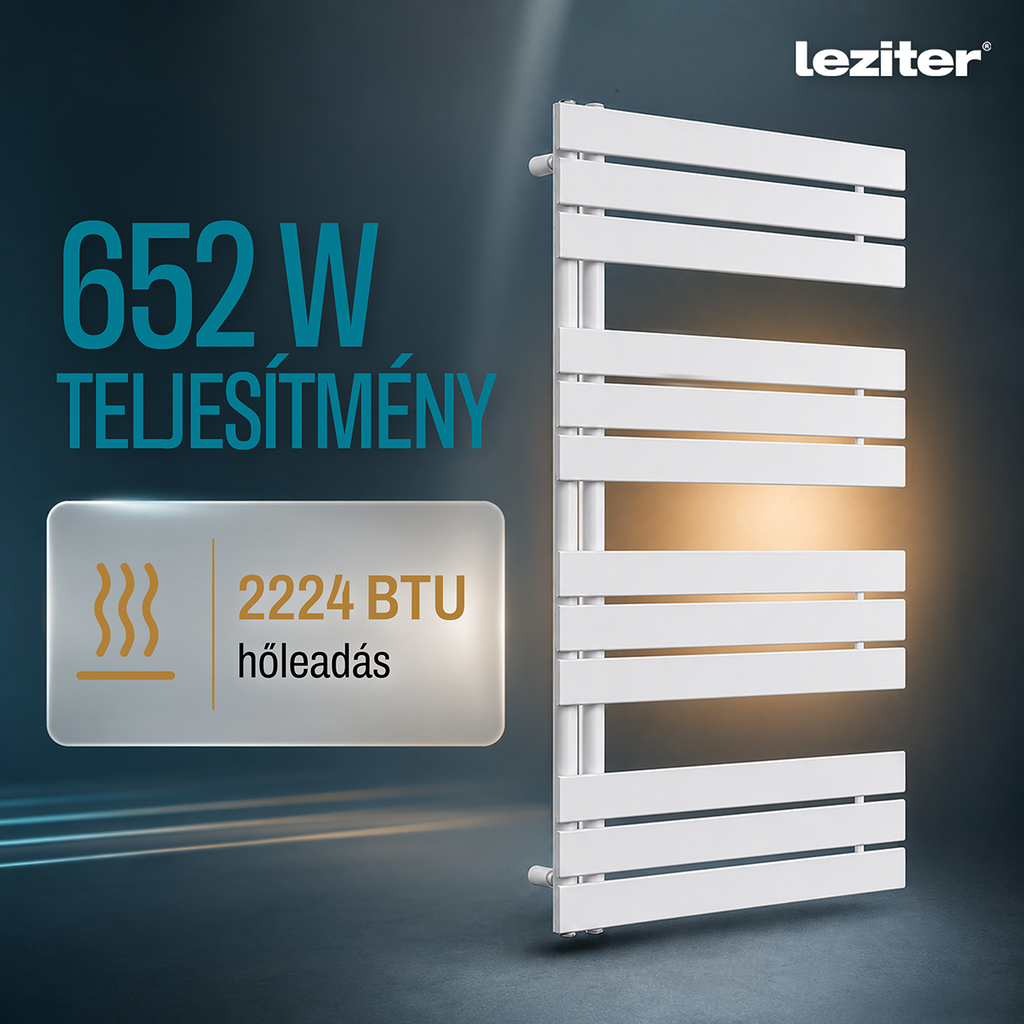 Solaro Design uscător de prosoape radiator 1200x600 mm alb