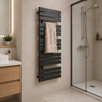 Solaro Design uscător de prosoape radiator 1400x500 mm negru