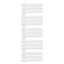 Solaro Design uscător de prosoape radiator 1400x500 mm alb