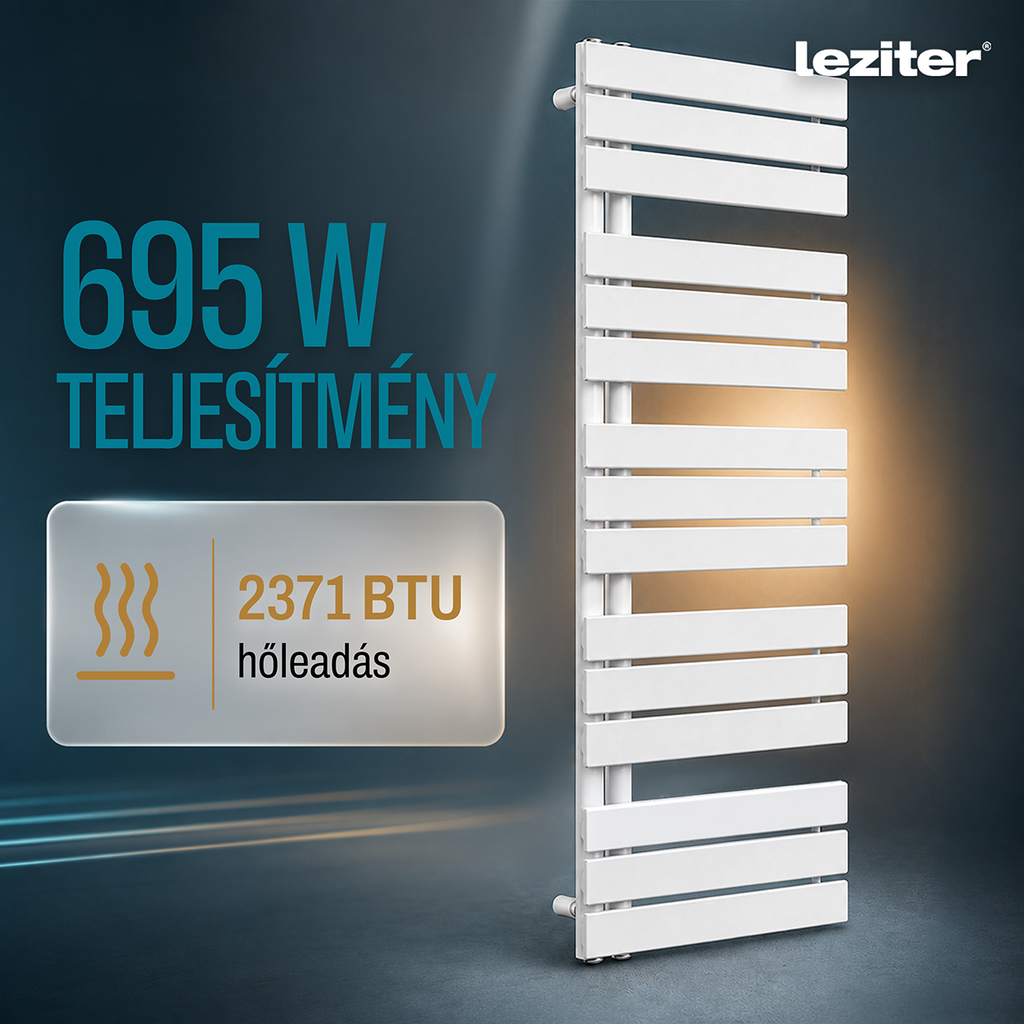 Solaro Design uscător de prosoape radiator 1400x500 mm alb