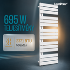 Solaro Design uscător de prosoape radiator 1400x500 mm alb
