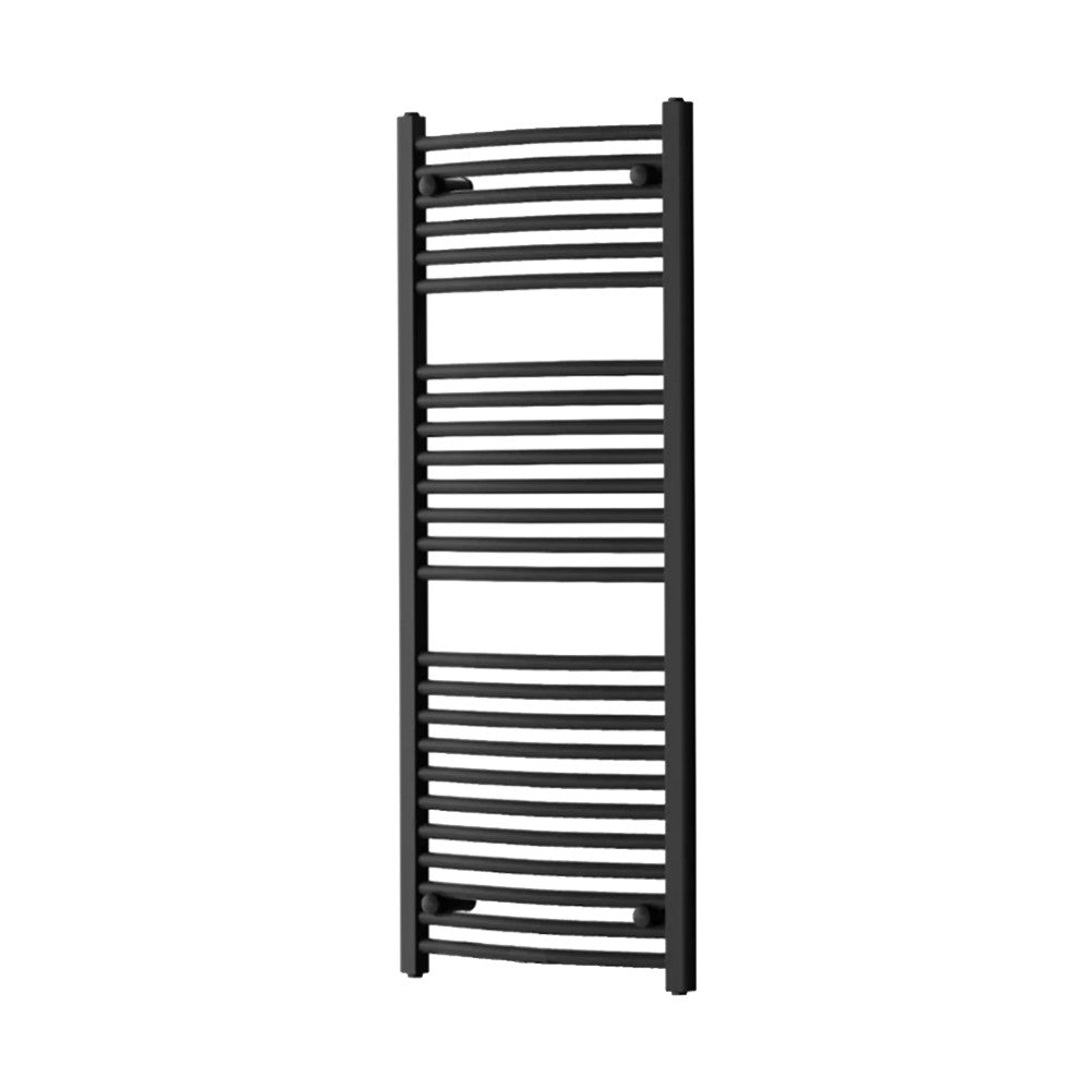 Íves törölközőszárító radiátor 1200x500 mm fekete Fő kép