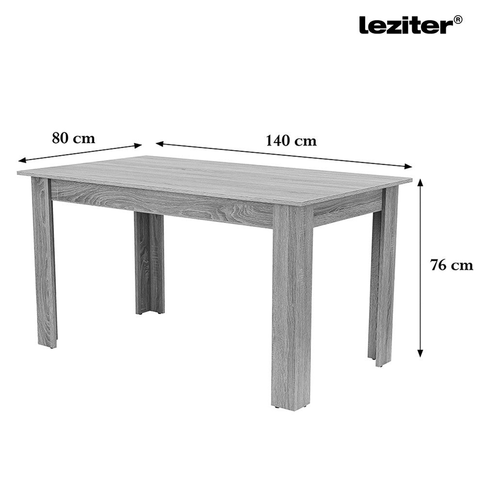 Zara 4+1 étkező garnitúra bézs-sonoma tölgy
