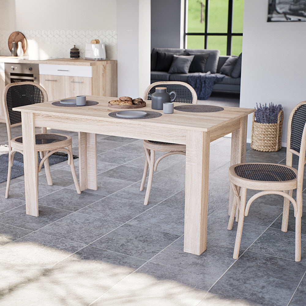 Yorki Standard étkezőasztal 140x80 cm sonoma tölgy Másodlagos kép