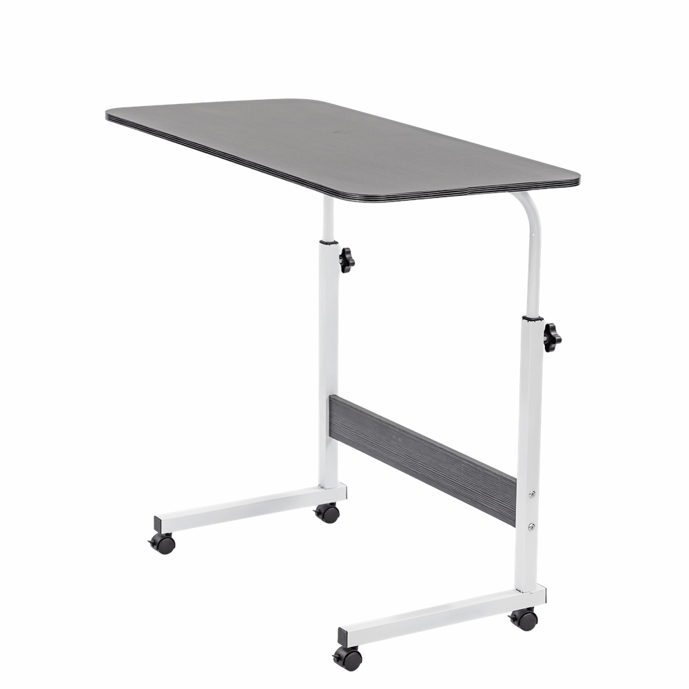 Állítható magasságú laptopasztal 80x40 cm fekete Másodlagos kép