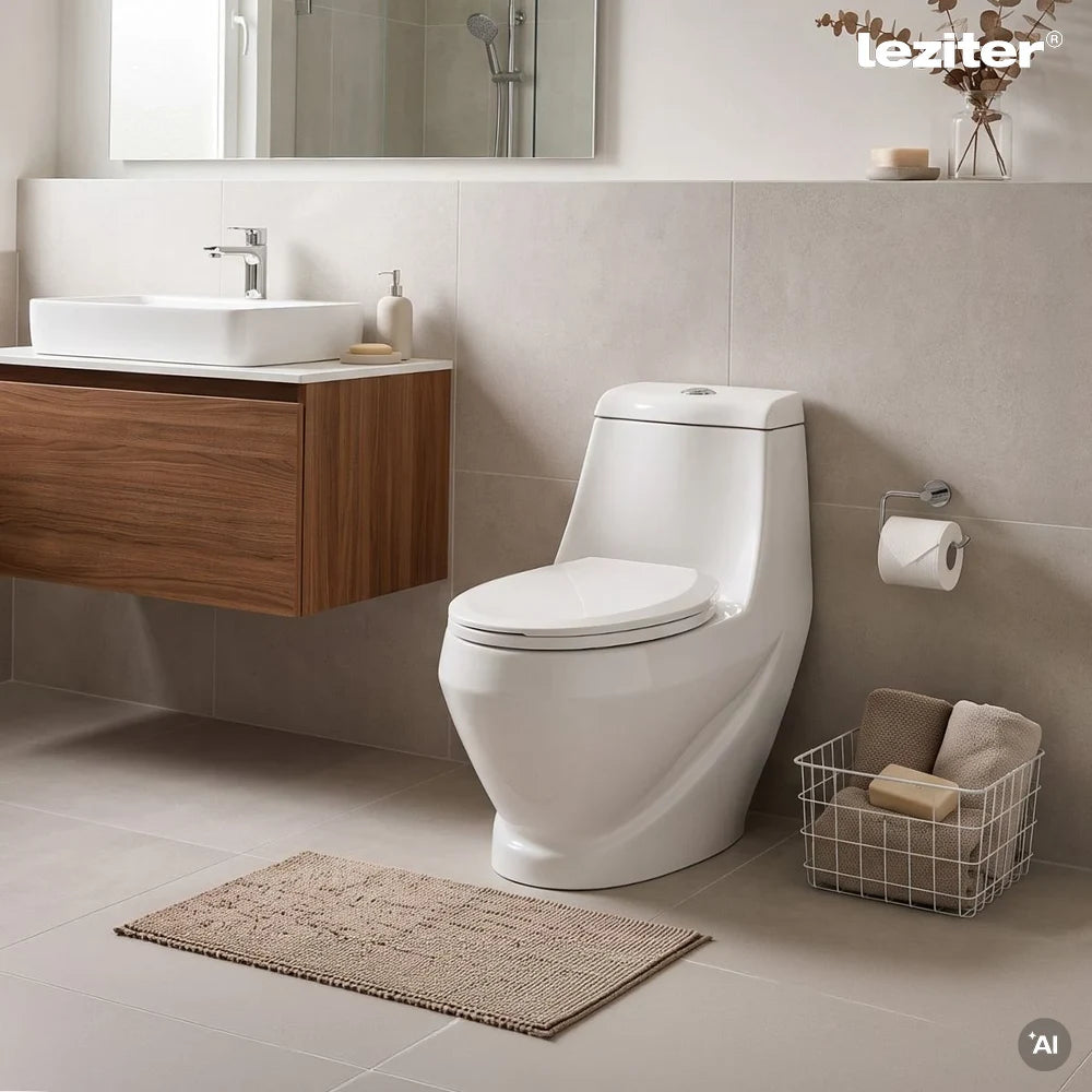 Coral Monoblokkos wc kagyló alsó kifolyással soft close ülőkével Másodlagos kép